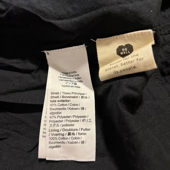 Madewell Seersucker Puff Sleeve Cutout Mini Dress Sz Xl New - Picture 10 of 16